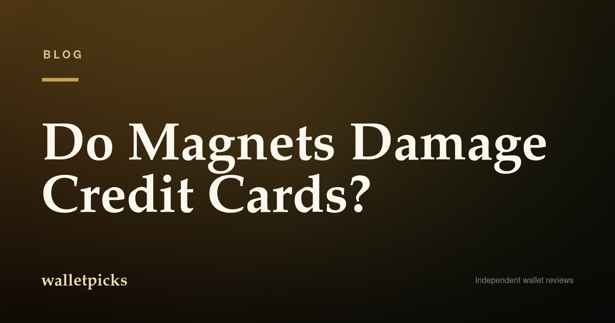 Do Magnets Damage Credit Cards?