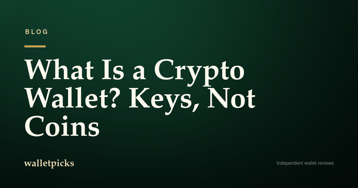 What Is a Crypto Wallet?
