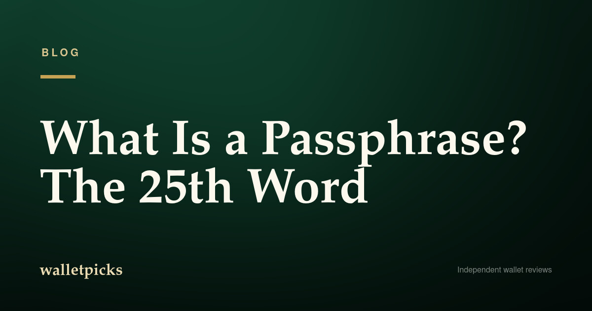 What Is a Passphrase (the 25th Word)?