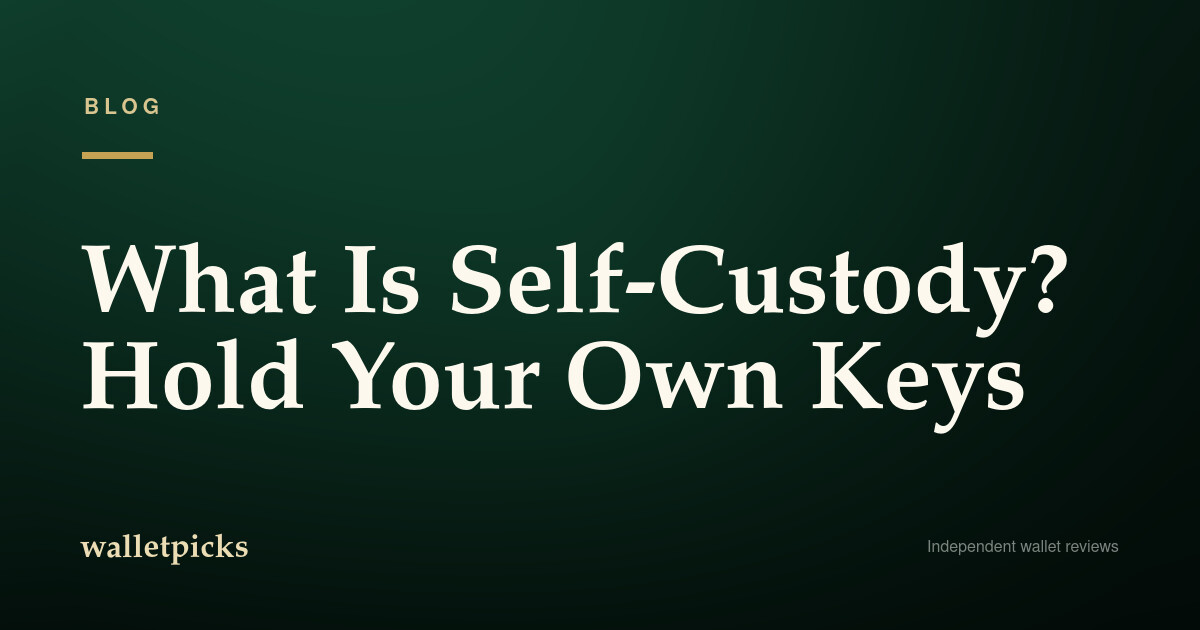 What Is Self-Custody?